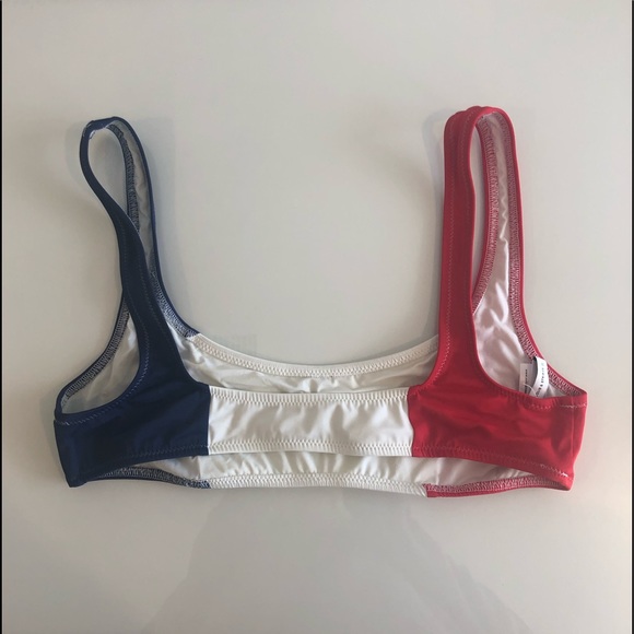 Solid and striped Ellen bikini top - Picture 3 of 4